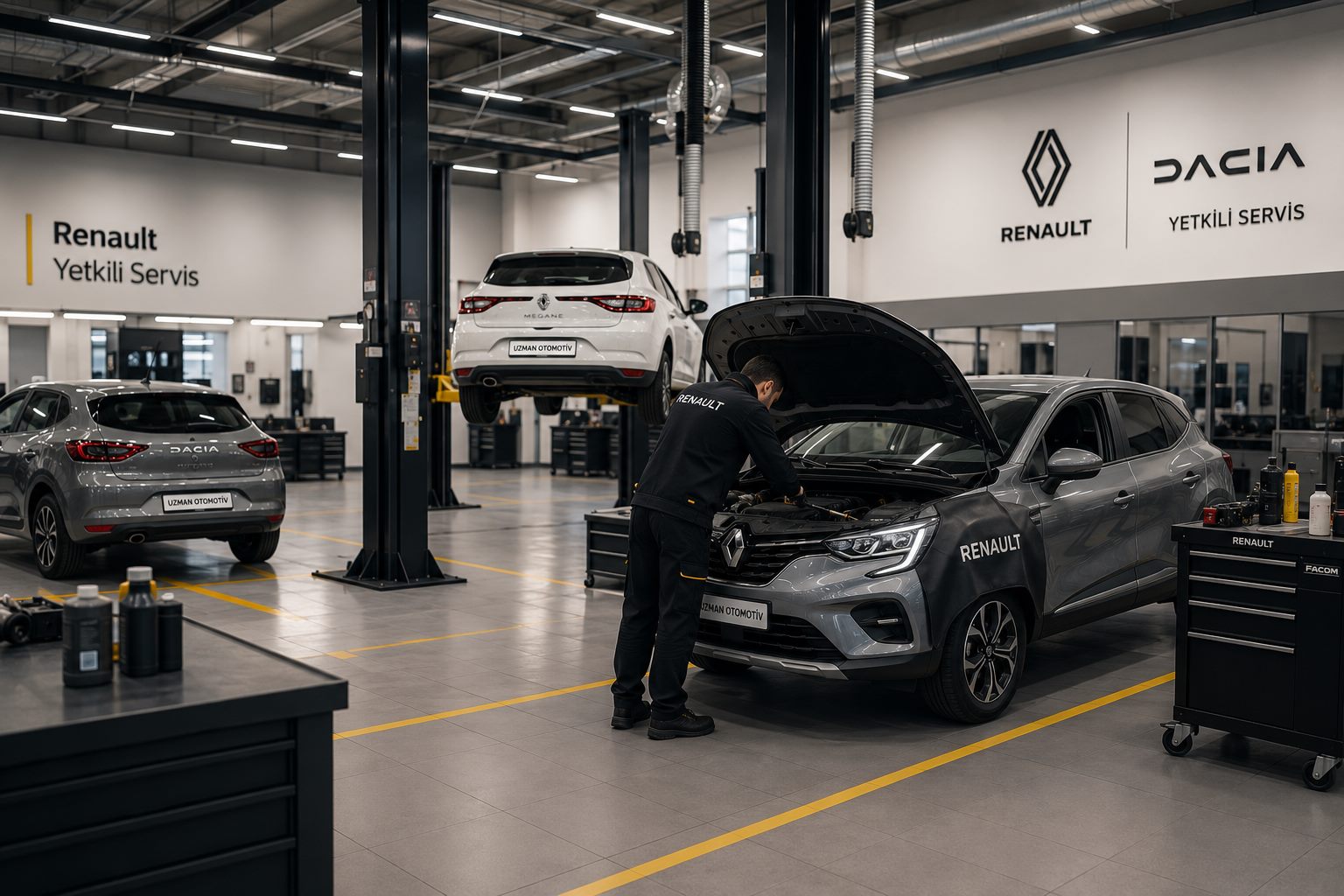 Uzman Otomotiv Renault & Dacia yetkili servis atölyesi